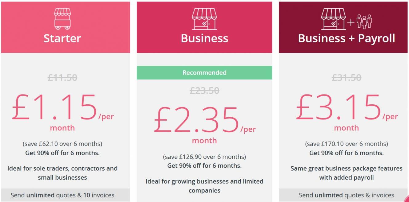 KashFlow Pricing