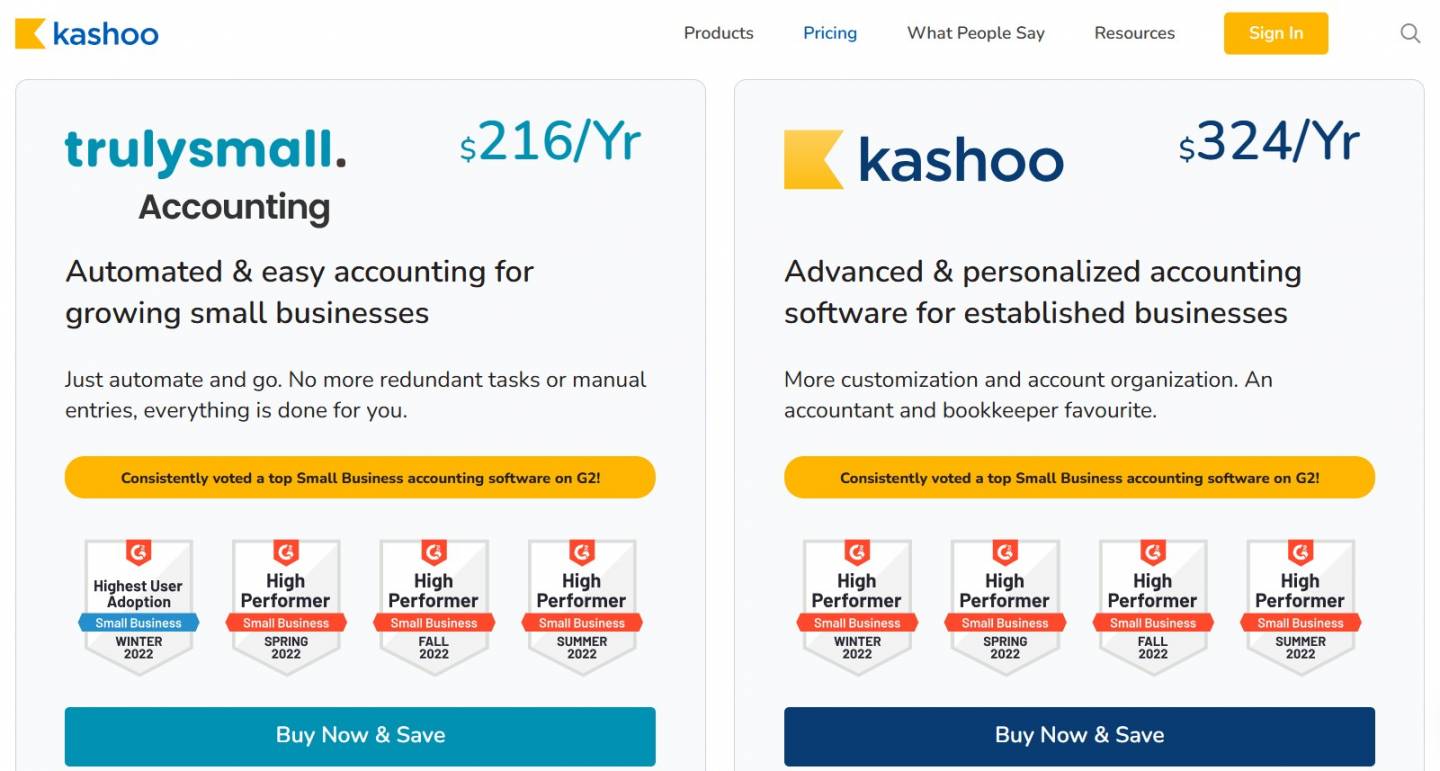 Kashoo Pricing