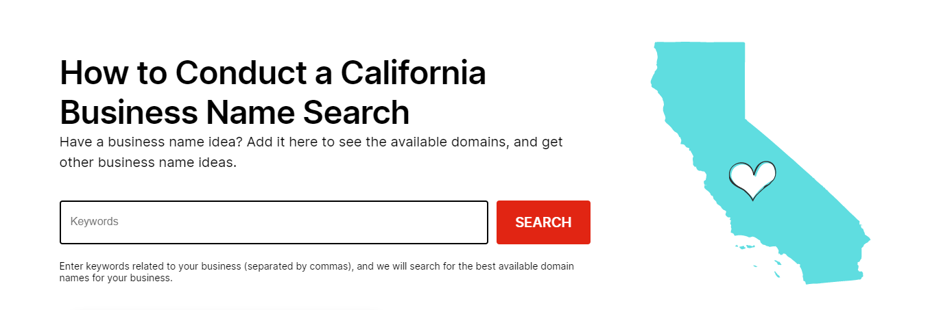 California name search