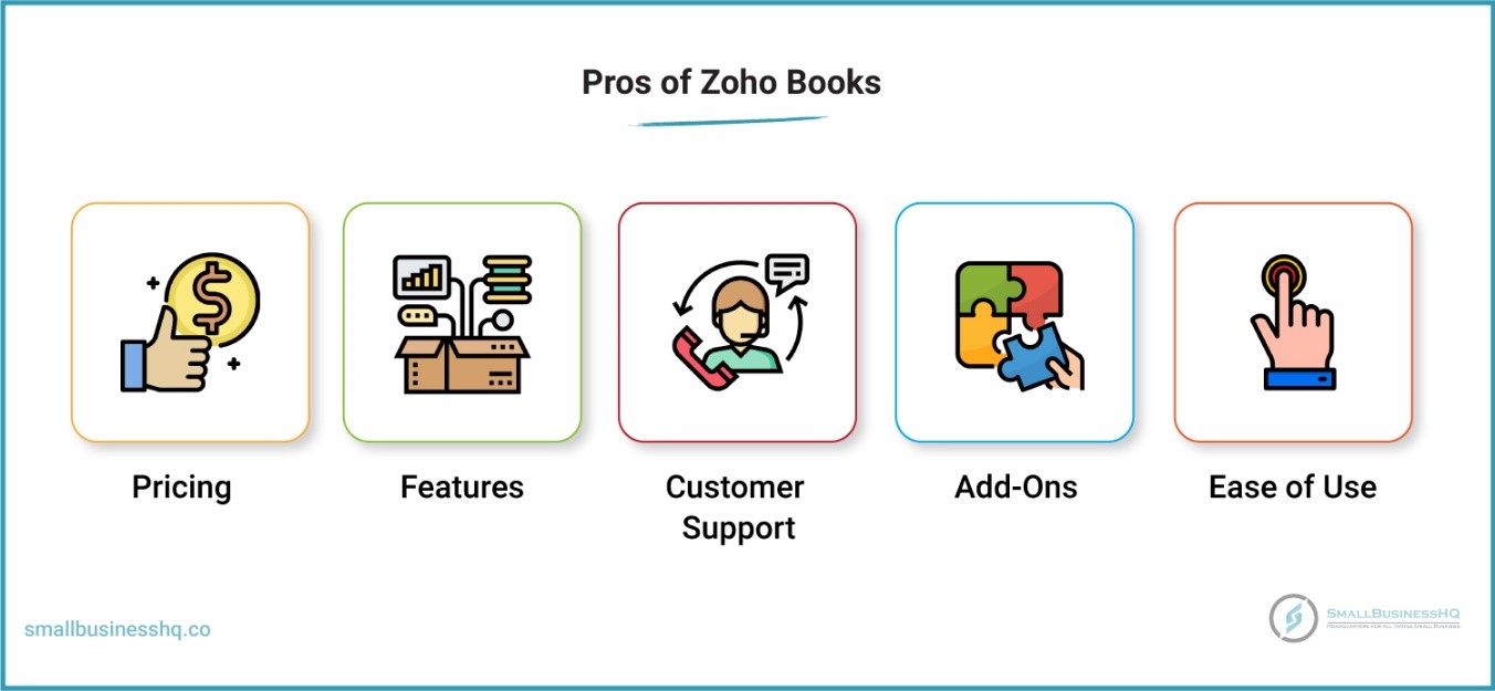 Pros of Zoho Books