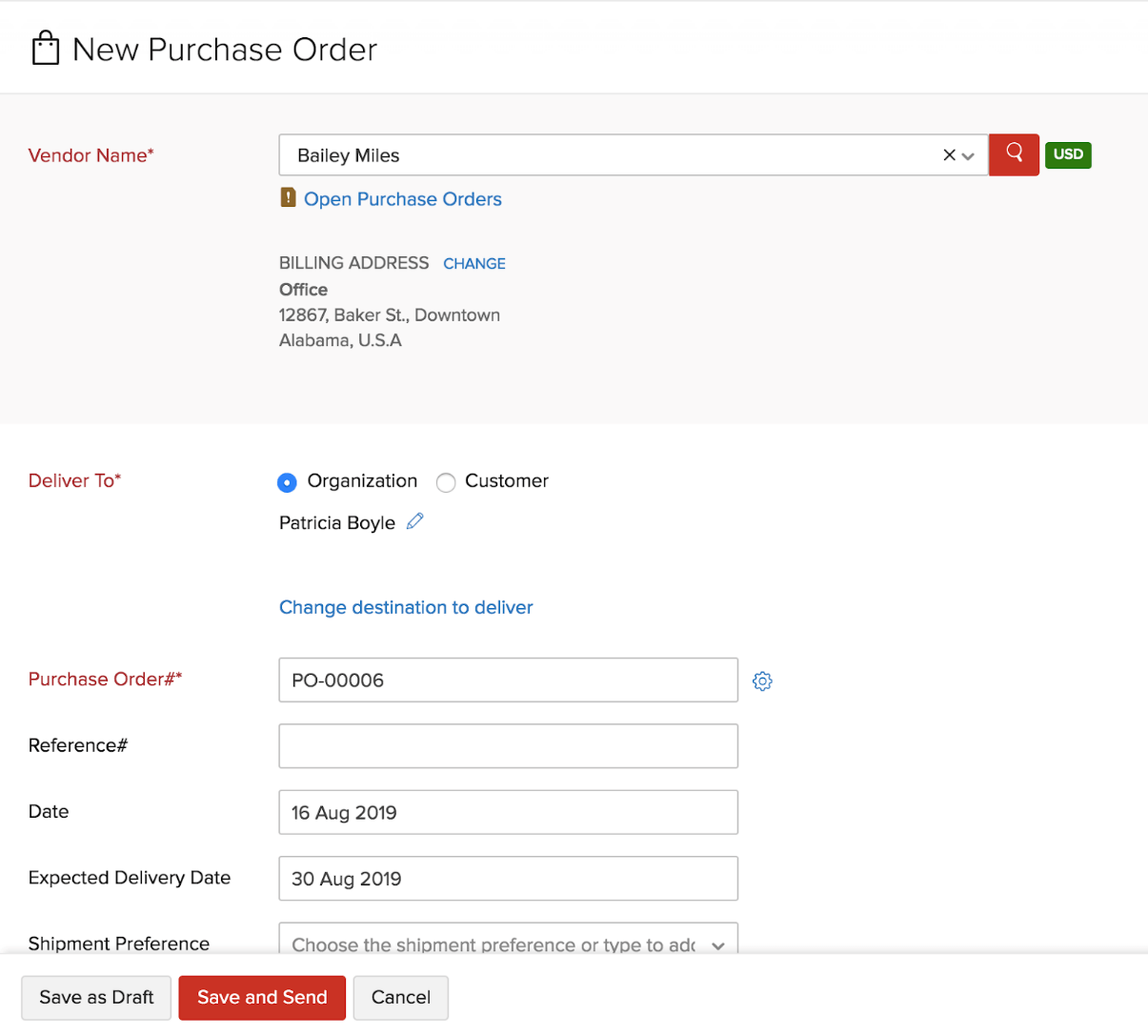 Purchase Orders