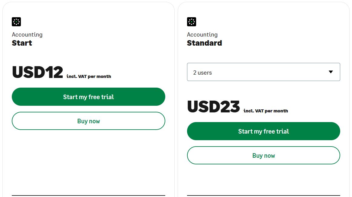 Sage Accounting price