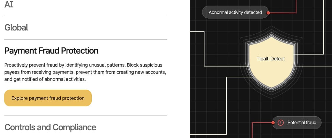 Tipalti - payment fraud detection