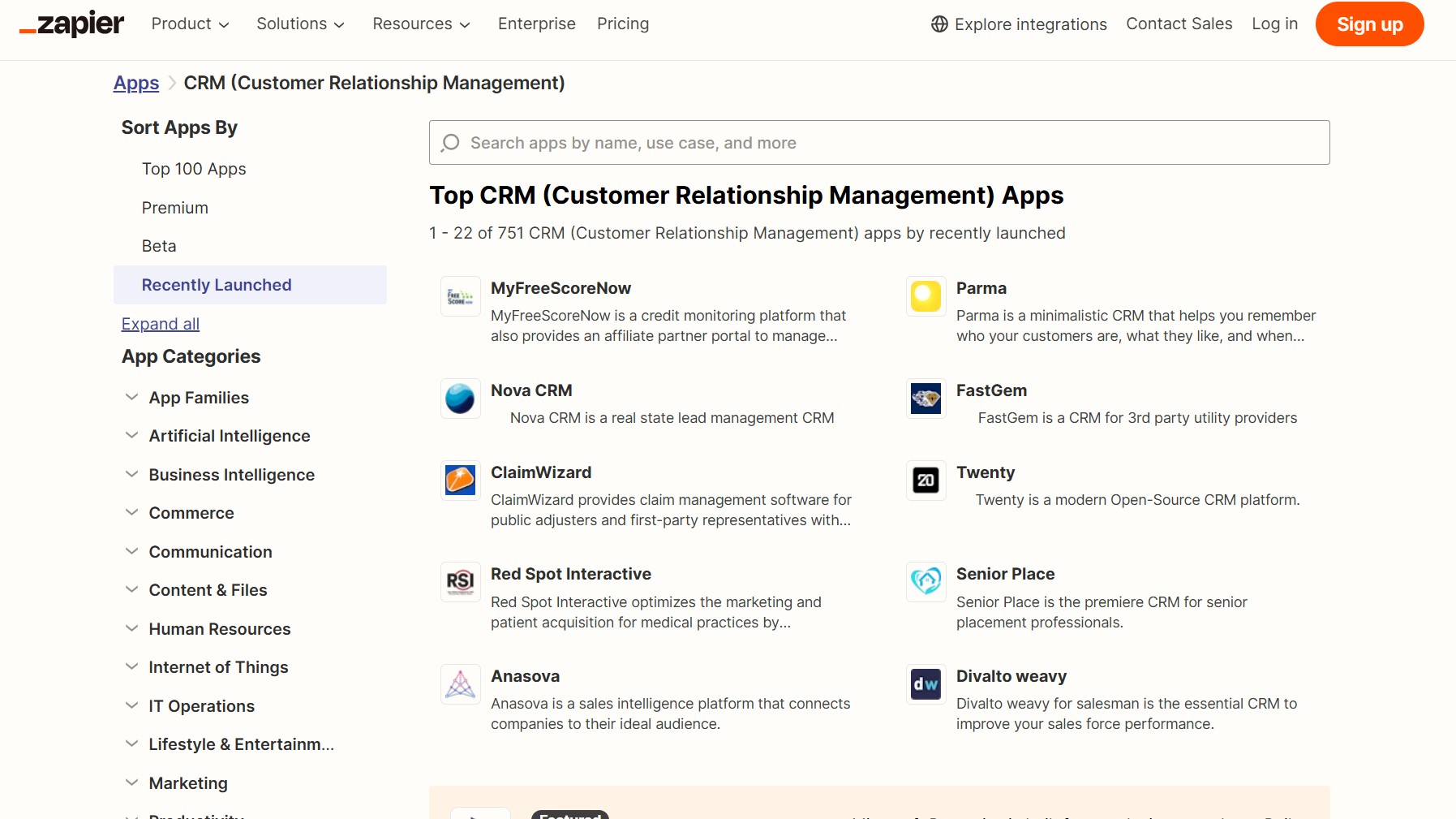 Zapier CRM