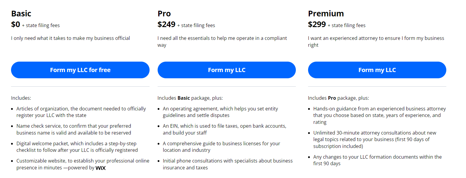 legalzoom price