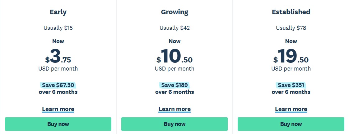 xero pricing